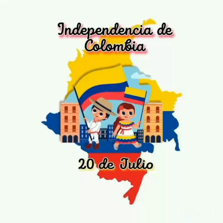 Mis Pequeños Gigantes Celebro este 20 de Julio ¡Dia de la independencia!