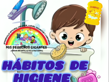 Hoy, en mis pequeños gigantes, aprendemos hábitos de higiene